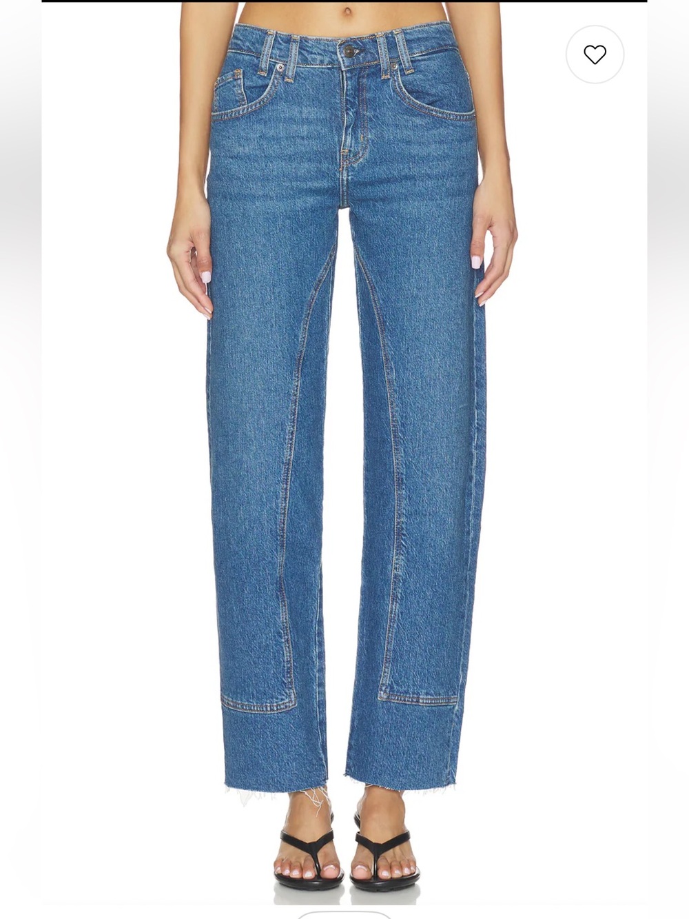 Free people We the free Risk Taker denim jeans ladies size 32 Long